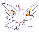 Picasso Peace Dove Vintage
