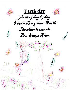 earthday haiku haiga 