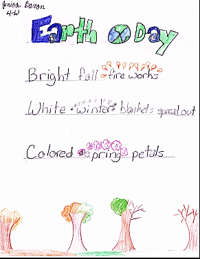 earthday haiku haiga 