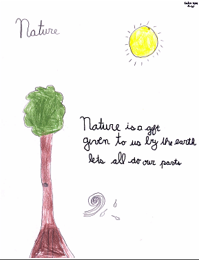 earthday haiku haiga 
