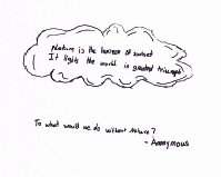 earthday haiku haiga 