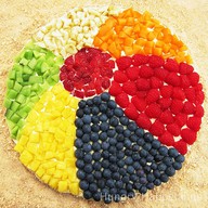 beach party platter food art kids