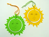 recycled ornament from cd