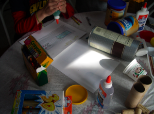 making recycled container robots