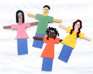 popsicle stick dolls