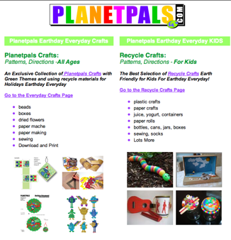 recycle crafts page ideas