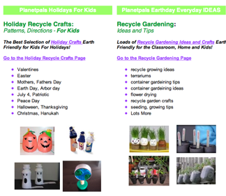 recycle crafts page ideas