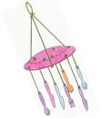 cutlery wind chimes recycle craft