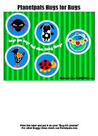 hugs for bugs label
