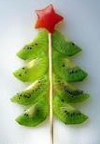 kiwi edible food art for xmas