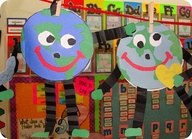 life size earthman earthday craft