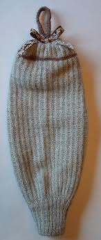 make a bag holder from a sock