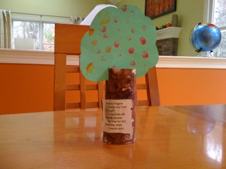 tube tree recycle craft